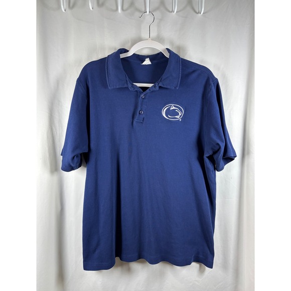 Other - Mens Navy Blue Penn State Nittany Lions Polo Shirt Size XL Embroidered Logo